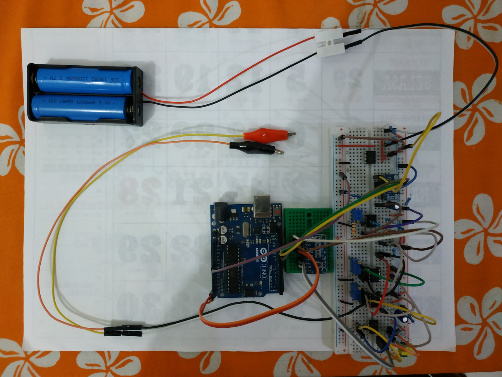 Bioimpedance measure using Microcontroller