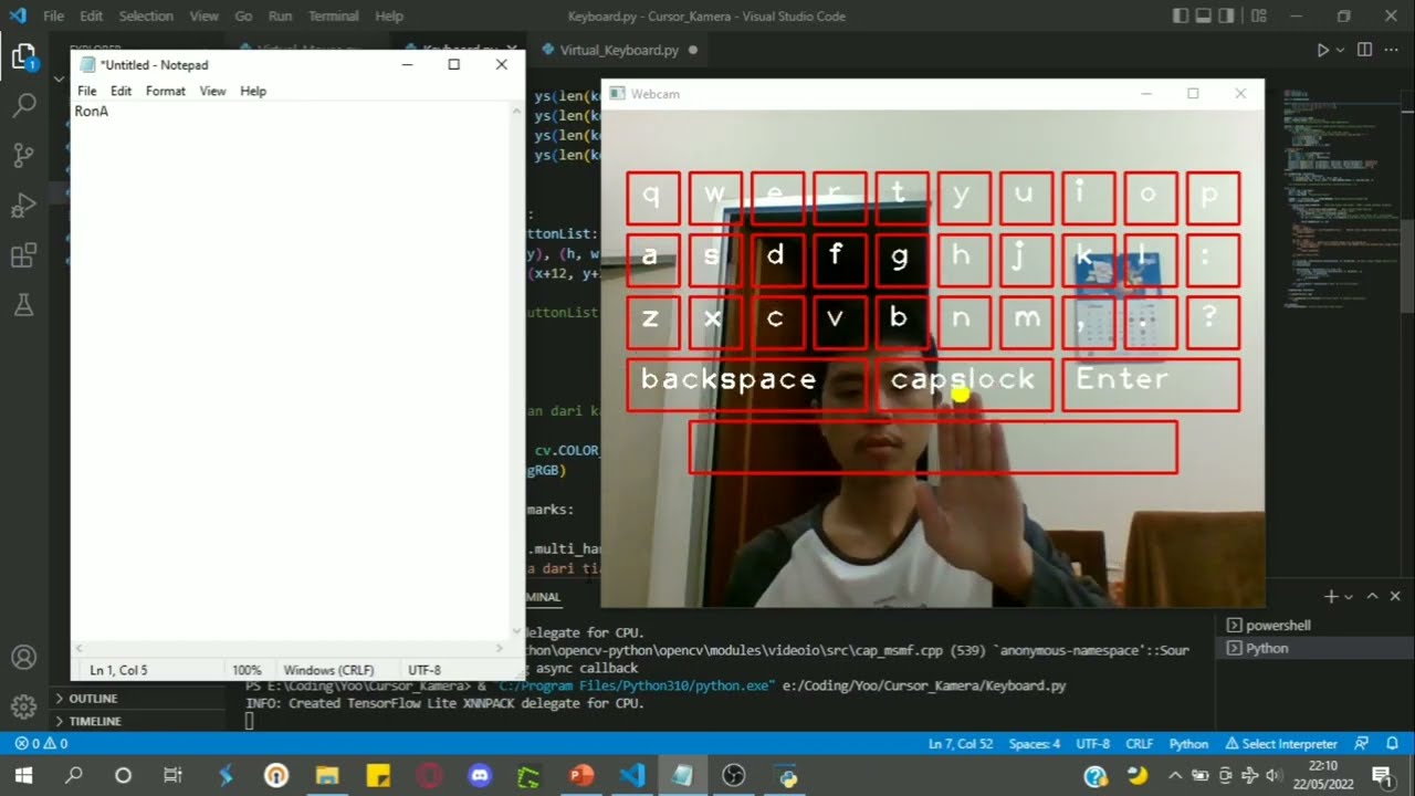 Virtual Mouse-Keyboard